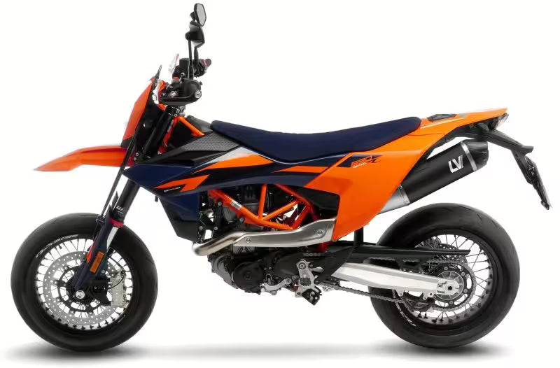 LeoVince SBK LV One EVO Black Edition Slip-On passend für KTM 690 SMC-R 2025 bis 2026