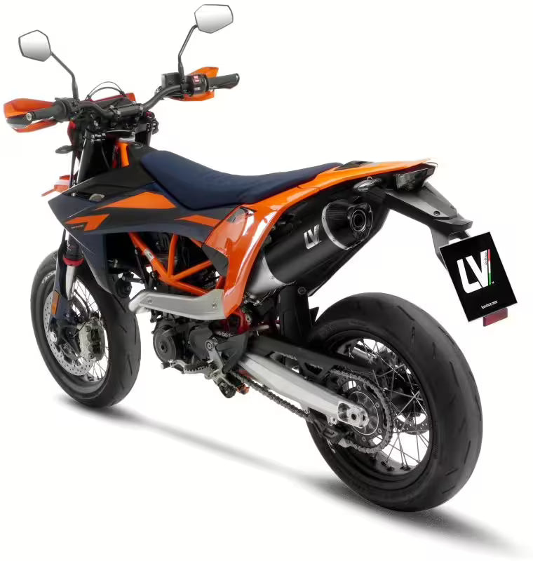 LeoVince SBK LV One EVO Black Edition Slip-On passend für KTM 690 SMC-R 2025 bis 2026