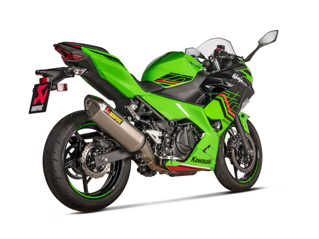 Akrapovic Slip-On Line Titanium (S-K4SO7-HRT) passend für Kawasaki Ninja 400 2018 bis 2024