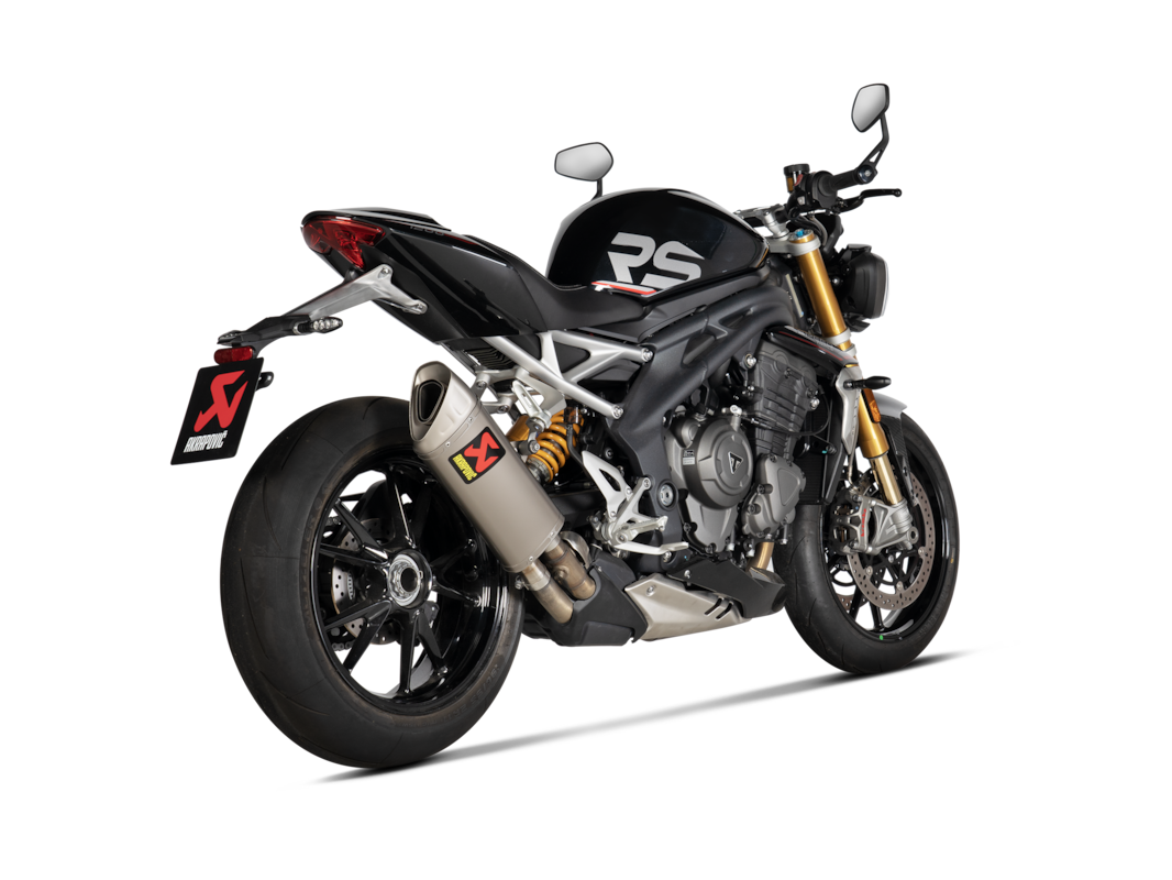 Akrapovic Slip-On Line Titanium (S-T12SO5-HAPXLT) passend für Triumph Speed Triple 1200 RS / RR 2021 bis 2024