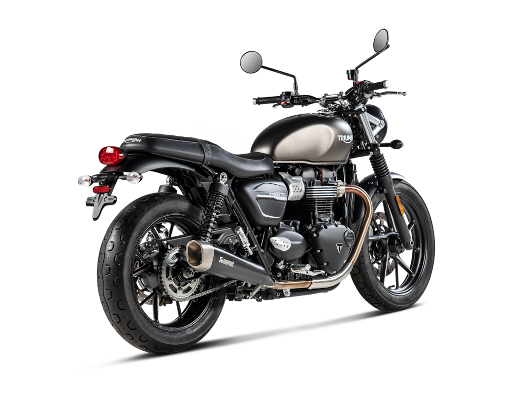 Akrapovic Slip-On Line Titanium (S-T9SO2-HCQTBL) passend für Triumph Street Twin 2016 bis 2020