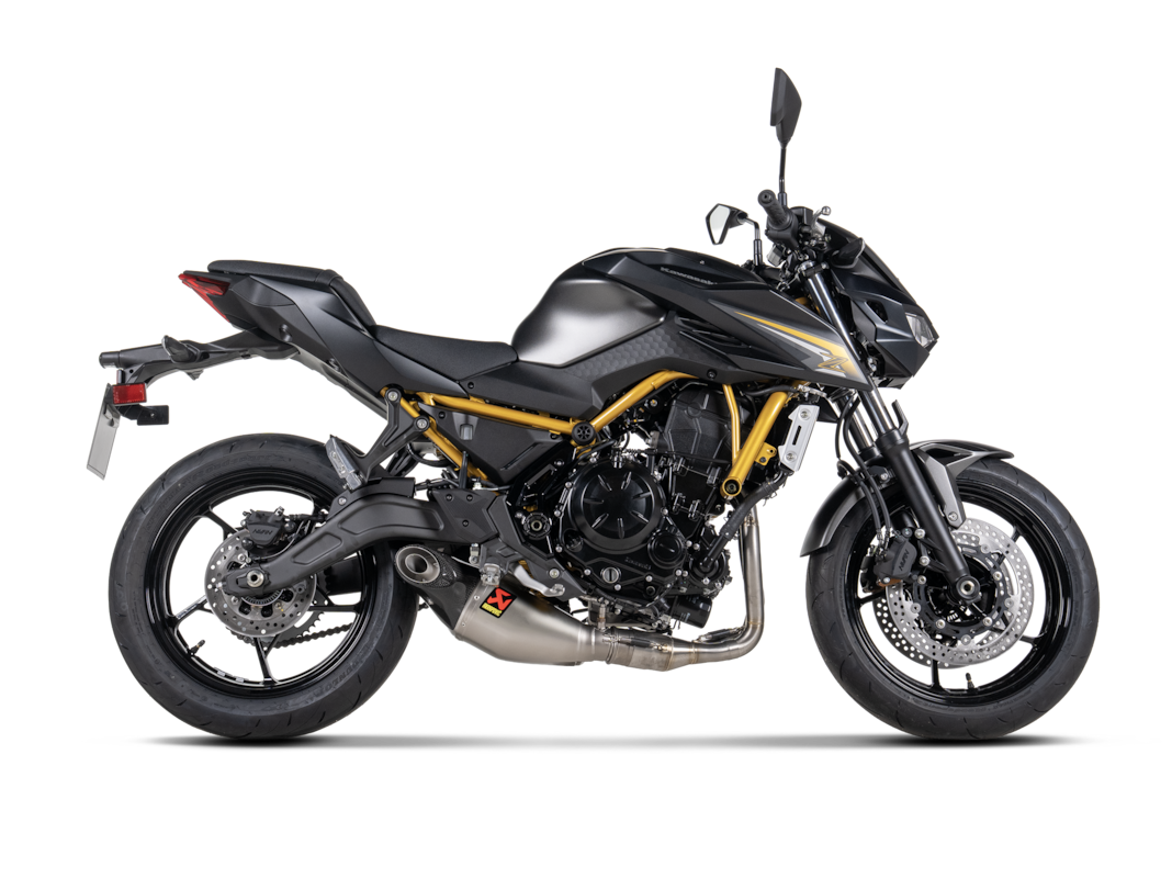 Akrapovic Slip-On Line Titanium (S-K6R14-HEGEHT/2) passend für Kawasaki Z650 2021 bis 2026