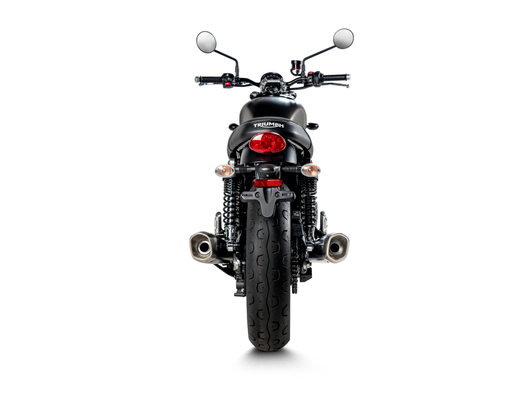 Akrapovic Slip-On Line Titanium (S-T9SO2-HCQTBL) passend für Triumph Street Twin 2016 bis 2020