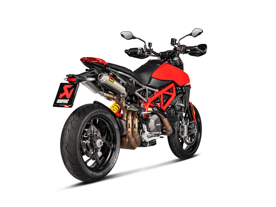 Akrapovic Slip-On Line Titanium (S-D9SO15-HCBT) suitable for Ducati Hypermotard 950 / 950 SP 2019 to 2024
