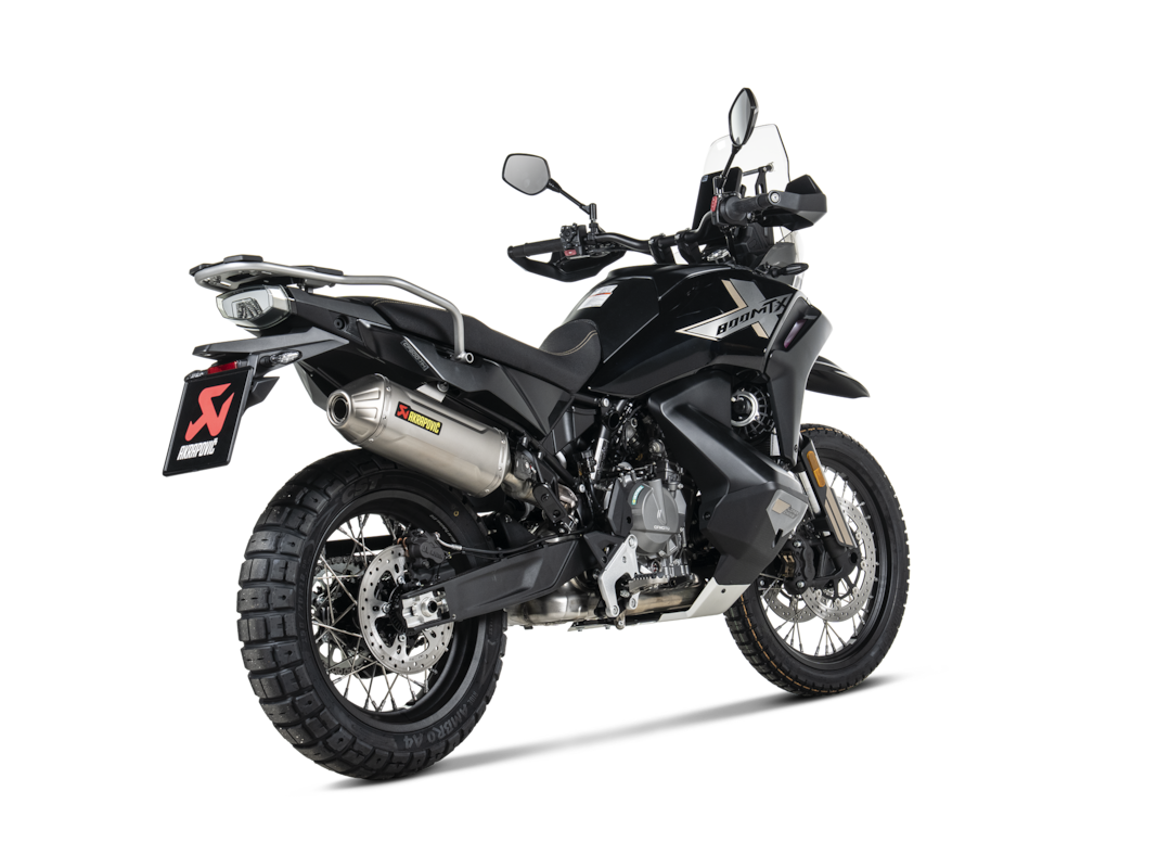 Akrapovic Slip-On Line Titanium (S-CF8SO3-HFTT) suitable for CFMOTO 800 MT-X 2025 to 2026