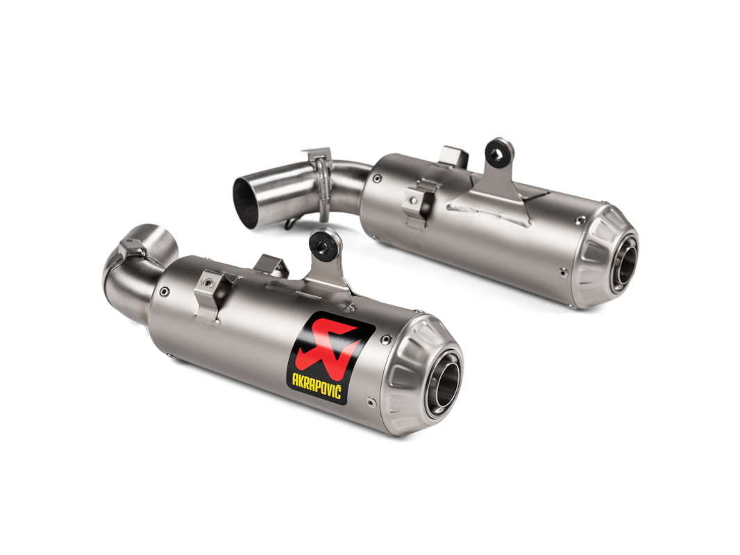 Akrapovic Slip-On Line Titanium (S-D9SO15-HCBT) suitable for Ducati Hypermotard 950 / 950 SP 2019 to 2024