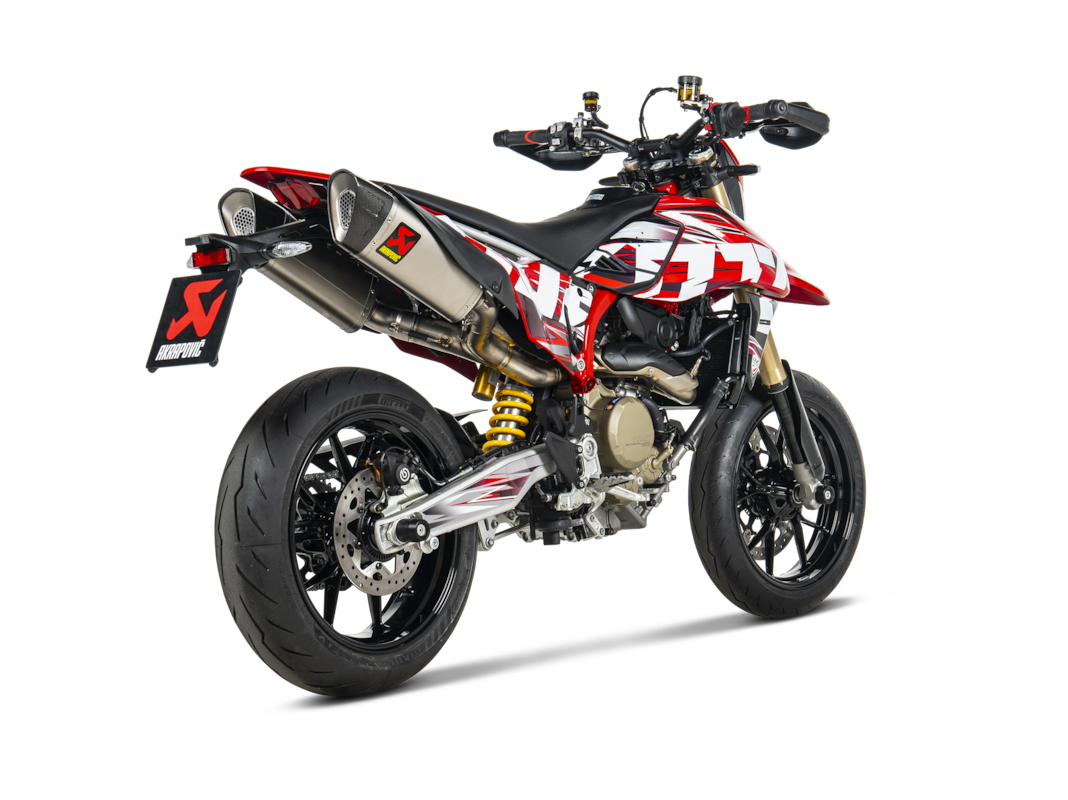 Akrapovic Slip-On Line Titanium (S-D6SO2-HAPLT) suitable for Ducati Hypermotard 698 Mono / RVE 2024 to 2026