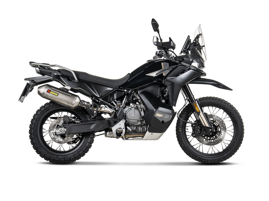Akrapovic Slip-On Line Titanium (S-CF8SO3-HFTT) suitable for CFMOTO 800 MT-X 2025 to 2026