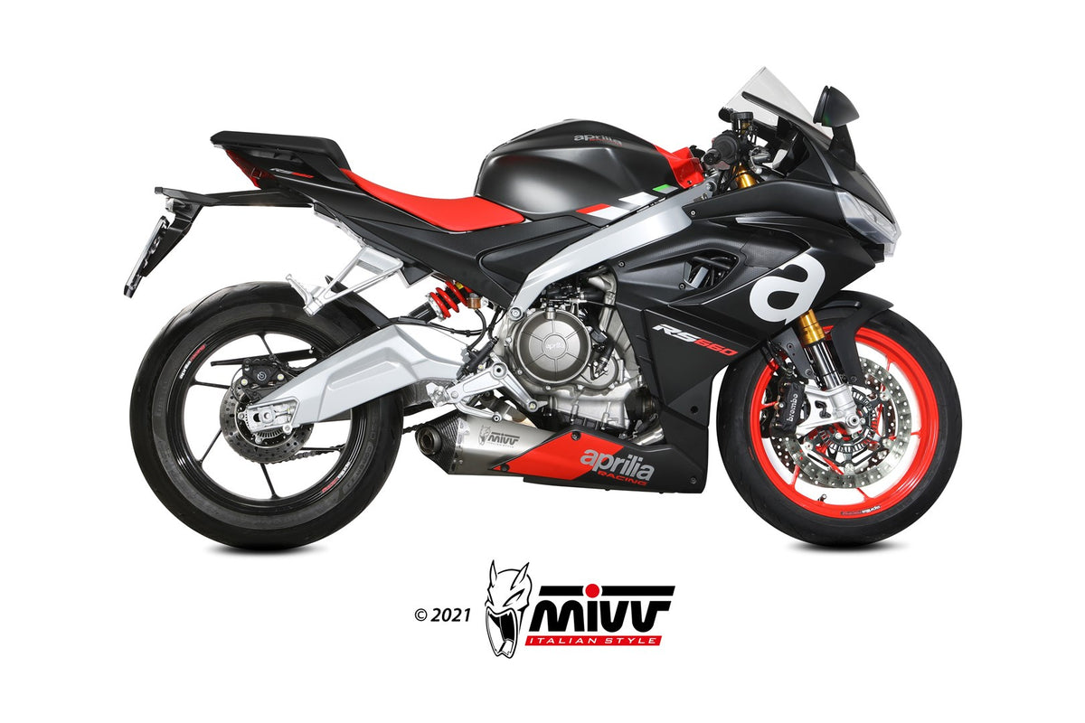 MIVV Delta Race Edelstahl (A.014.LDRX) passend für Aprilia RS 660 2020 bis 2024