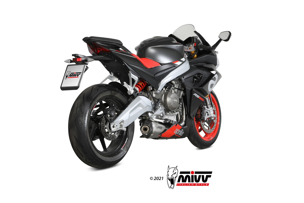 MIVV Delta Race Edelstahl (A.014.LDRX) passend für Aprilia RS 660 2020 bis 2024