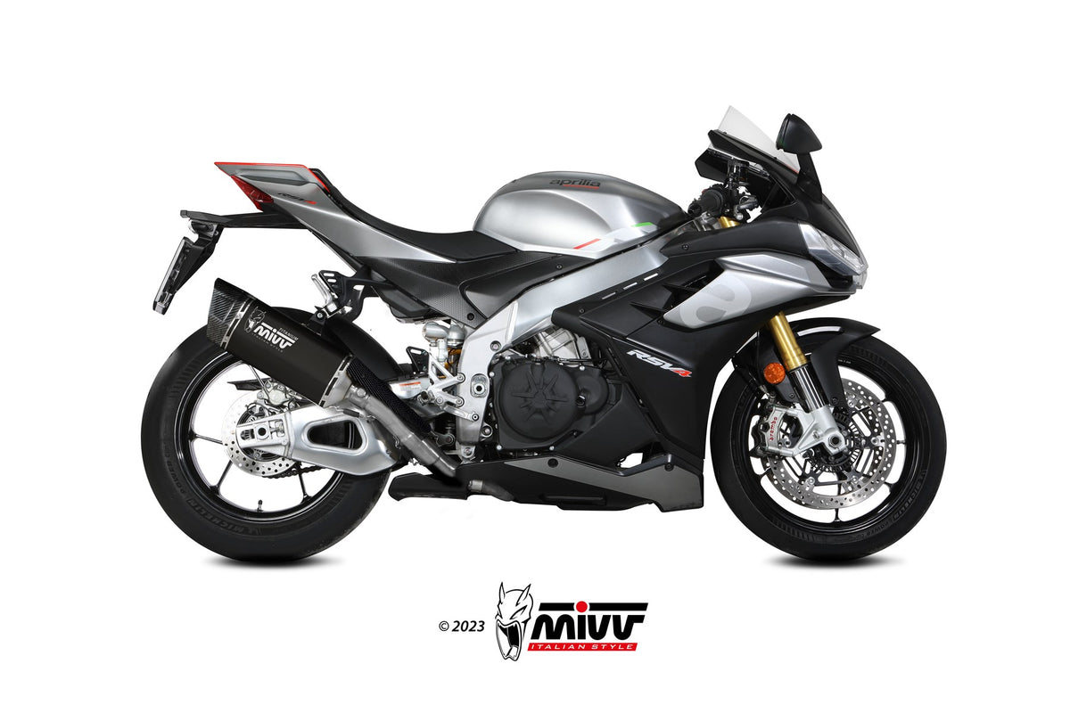 MIVV SR-1 Schwarzes Titan (A.015.LR1TB) passend für Aprilia RSV4 2021 bis 2024