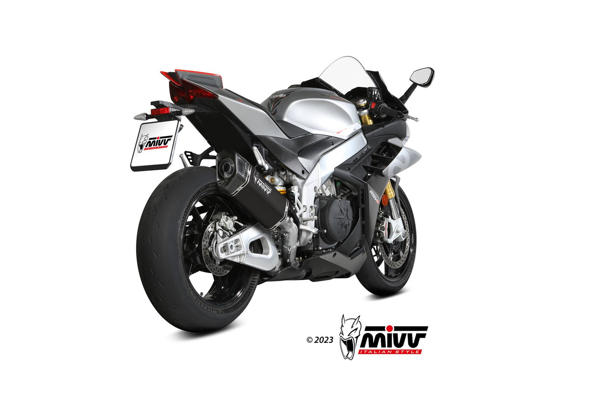 MIVV SR-1 Schwarzes Titan (A.015.LR1TB) passend für Aprilia RSV4 2021 bis 2024