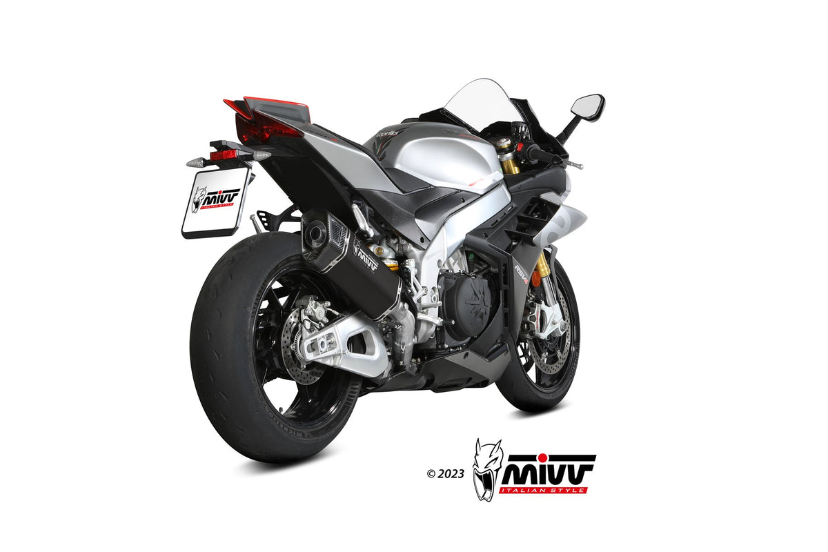 MIVV SR-1 Schwarzes Titan (A.015.LR1TB) passend für Aprilia RSV4 2021 bis 2024