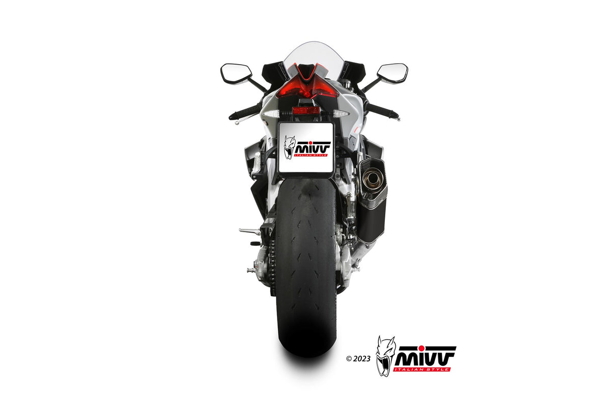 MIVV SR-1 Schwarzes Titan (A.015.LR1TB) passend für Aprilia RSV4 2021 bis 2024