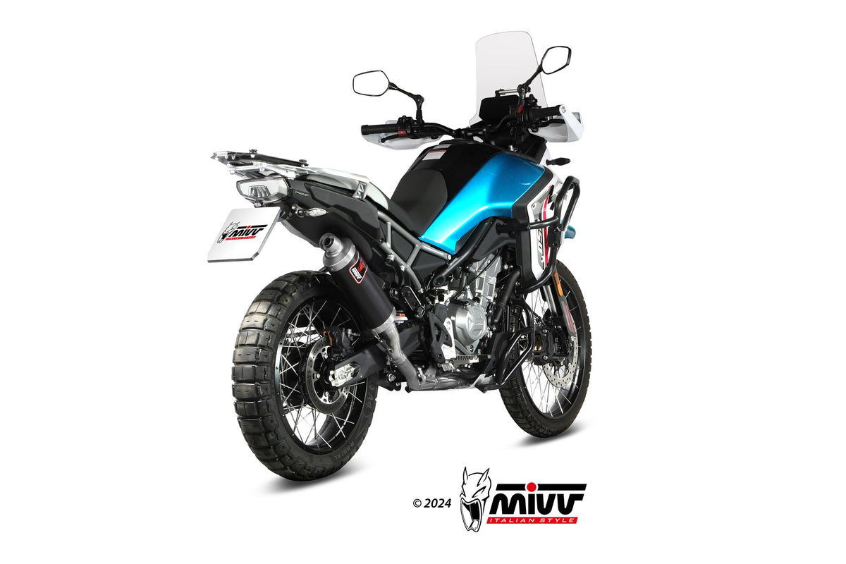 MIVV DAKAR Schwarzer Edelstahl (CF.005.LDKB) passend für CF MOTO 450 MT 2025 bis 2026