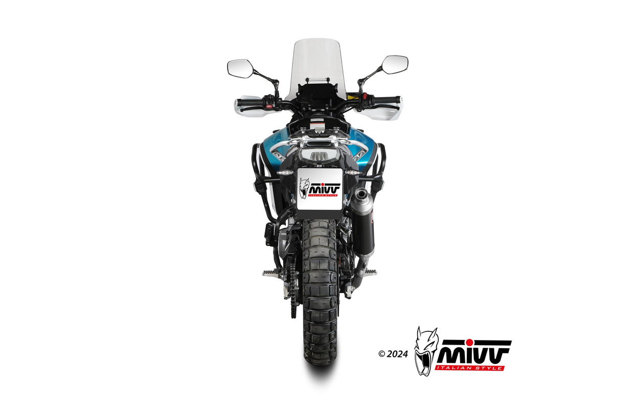MIVV DAKAR Schwarzer Edelstahl (CF.005.LDKB) passend für CF MOTO 450 MT 2025 bis 2026