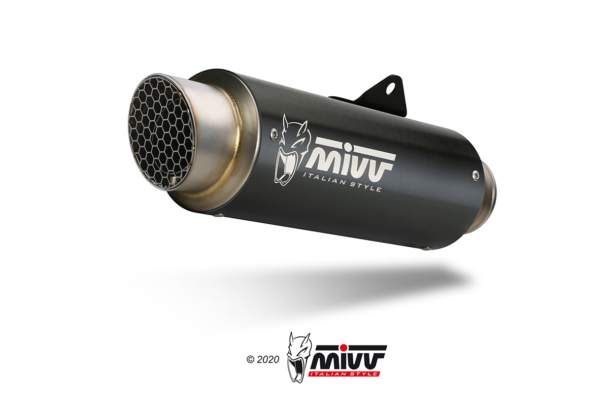 MIVV GP PRO Schwarzer Edelstahl (Y.078.KXBP) passend für Yamaha MT-09 2024 bis 2026