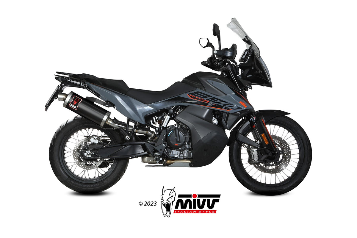 MIVV DAKAR Schwarzer Edelstahl (KT.021.LEKB) passend für KTM 890 Adventure / R 2025 bis 2026