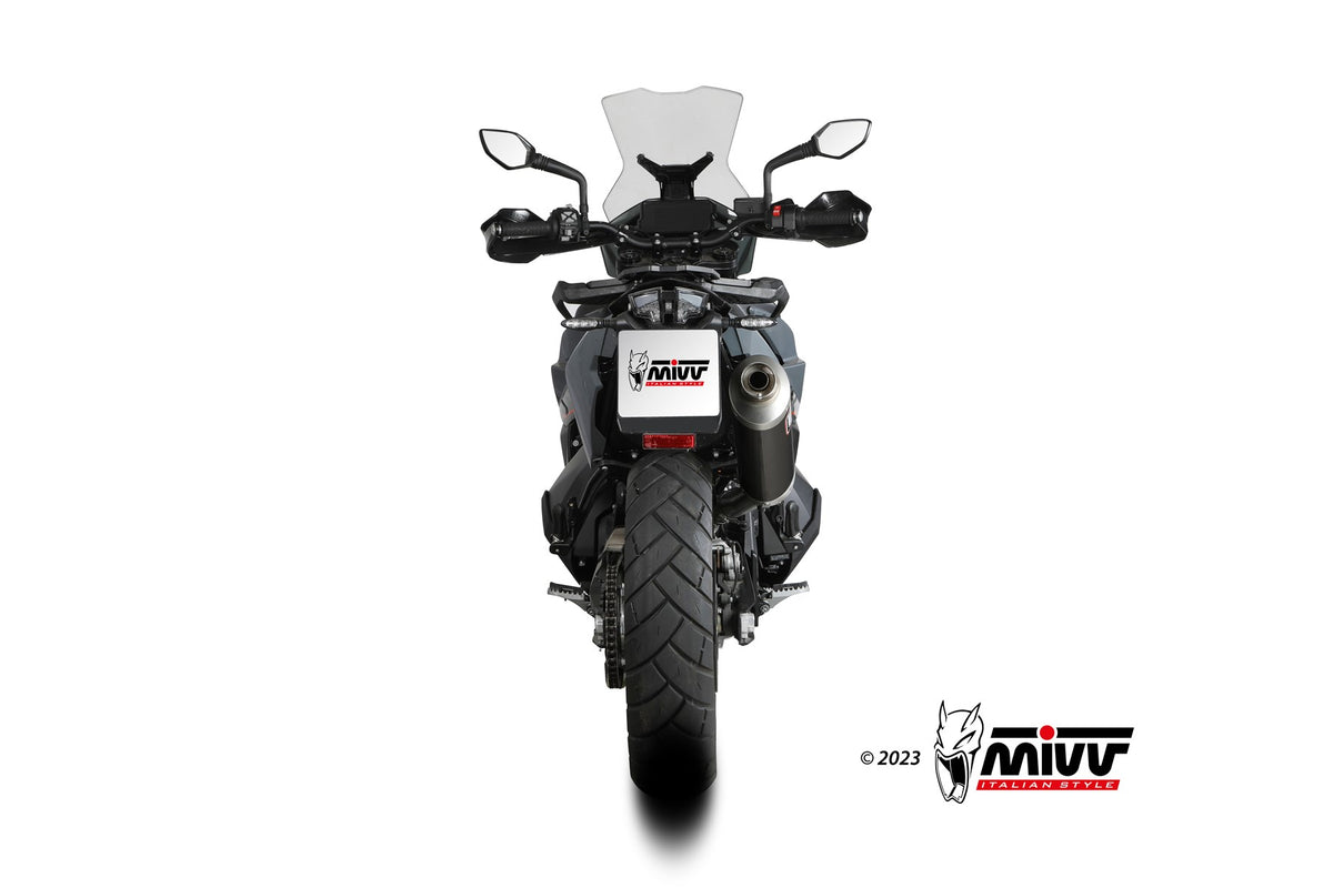 MIVV DAKAR Schwarzer Edelstahl (KT.021.LEKB) passend für KTM 890 Adventure / R 2025 bis 2026