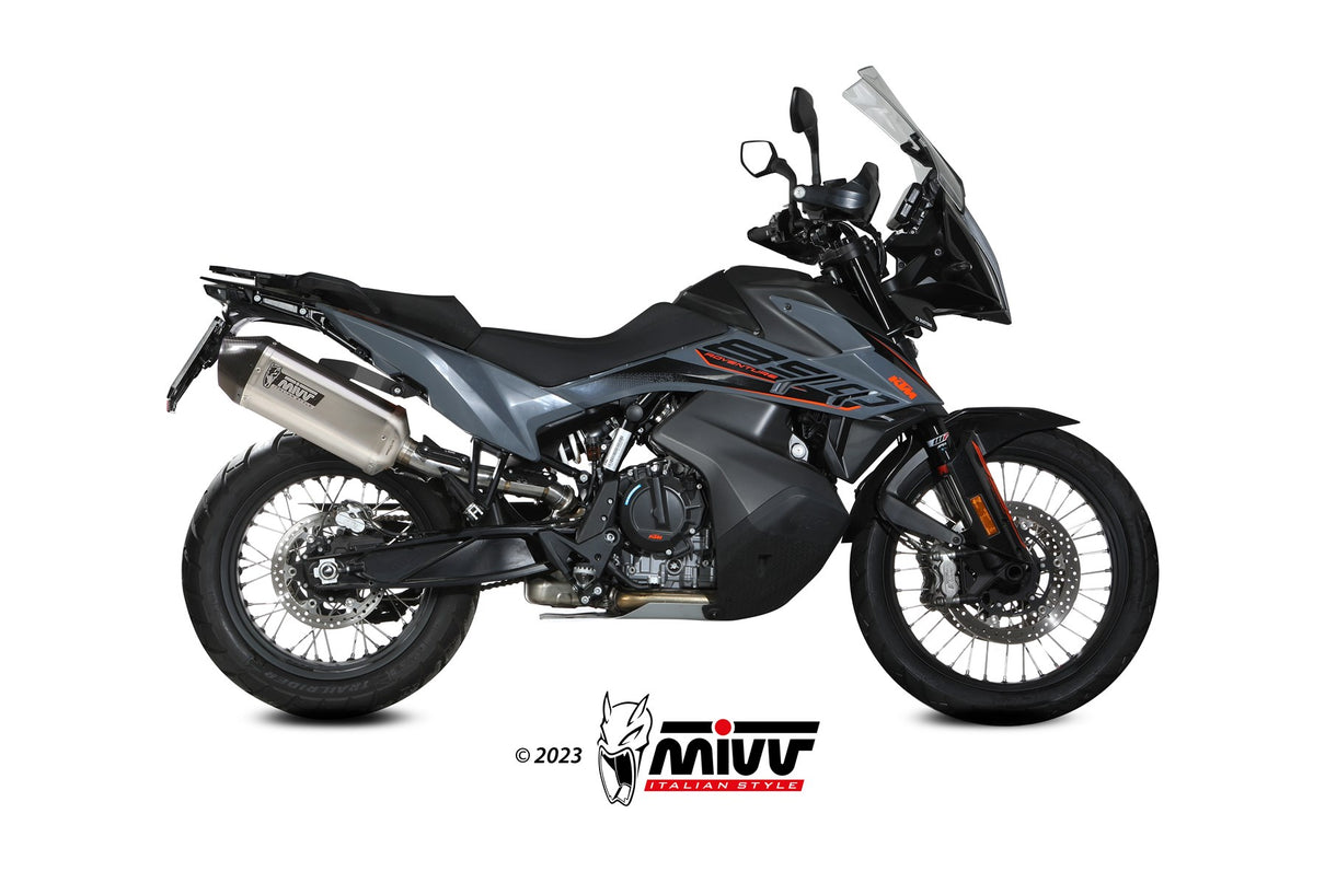 MIVV SPEED EDGE Edelstahl (KT.021.LRX) passend für KTM 890 Adventure / R 2025 bis 2026