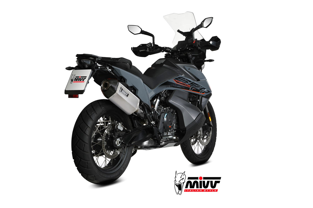 MIVV SPEED EDGE Edelstahl (KT.021.LRX) passend für KTM 890 Adventure / R 2025 bis 2026