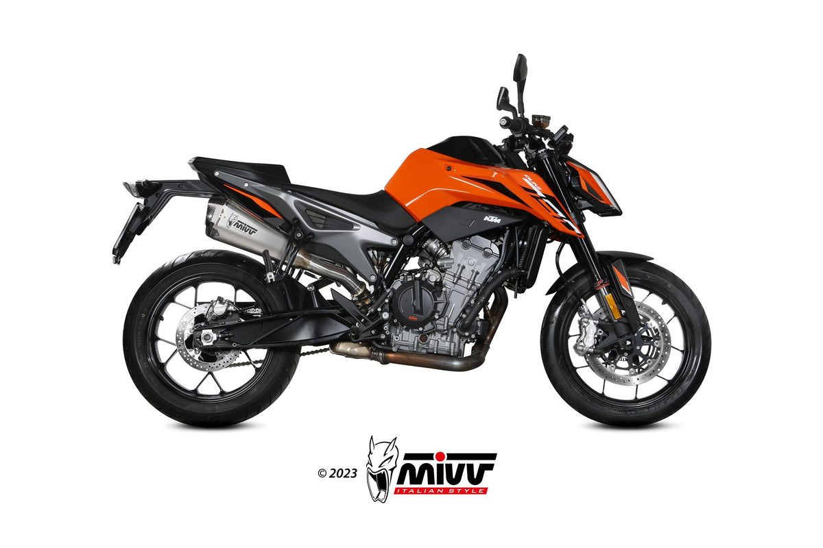 MIVV DELTA RACE Edelstahl (KT.020.LDRX) passend für KTM Duke 790 2023 bis 2024