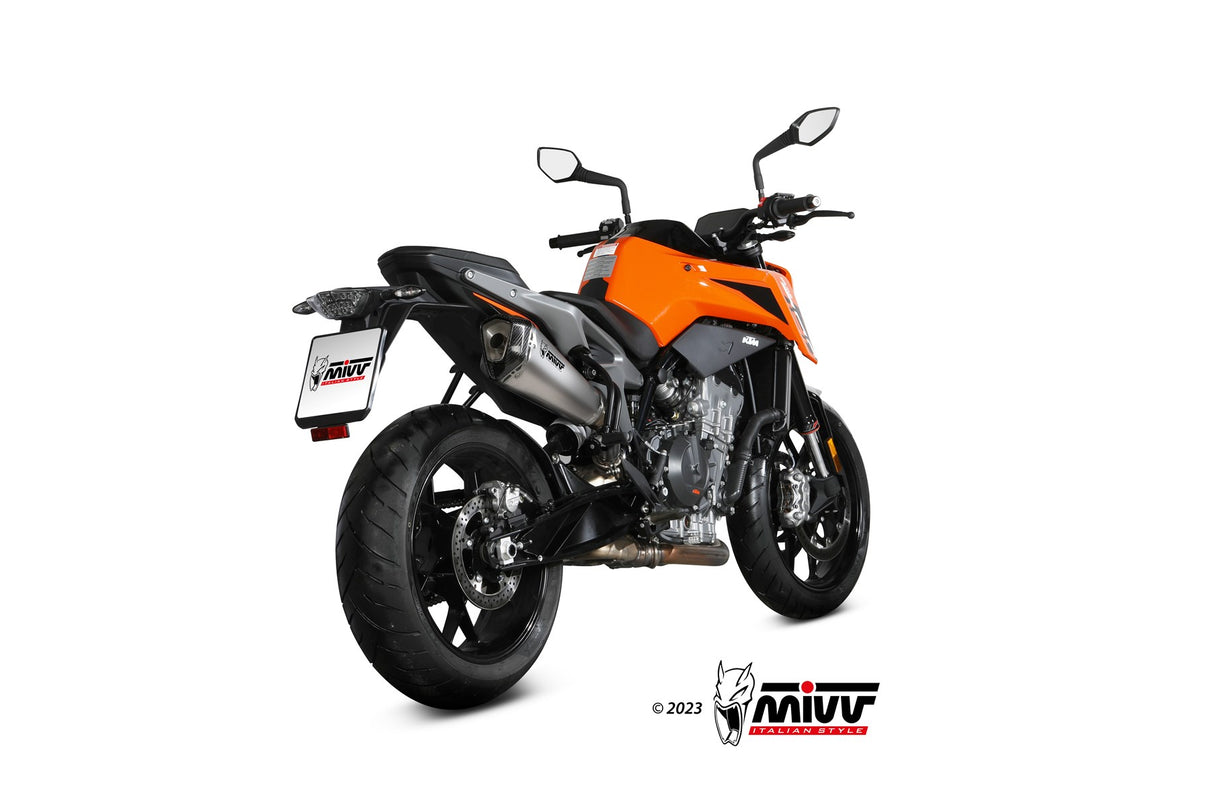 MIVV DELTA RACE Edelstahl (KT.020.LDRX) passend für KTM Duke 790 2023 bis 2024