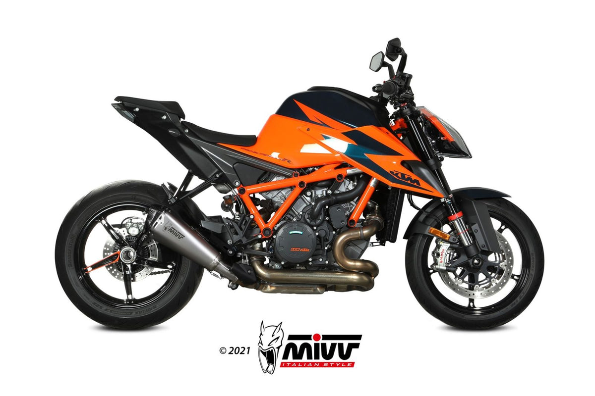 MIVV DELTA RACE Edelstahl (KT.026.LDRX) passend für KTM 1290 Superduke R 2020 bis 2023