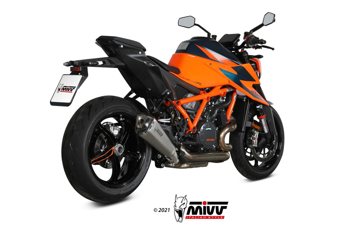 MIVV DELTA RACE Edelstahl (KT.026.LDRX) passend für KTM 1290 Superduke R 2020 bis 2023