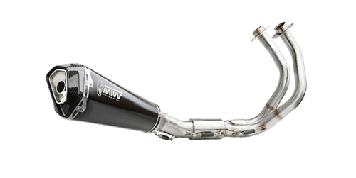 MIVV Delta Race Schwarzer Edelstahl (K.057.LDRB) passend für Kawasaki Z650 2024 bis 2026