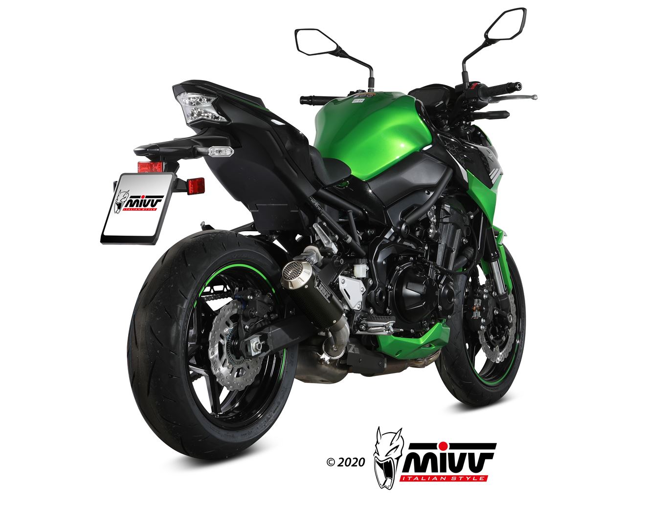 MIVV MK3 Carbon (K.052.LM3C) passend für Kawasaki Z900 2020 bis 2024