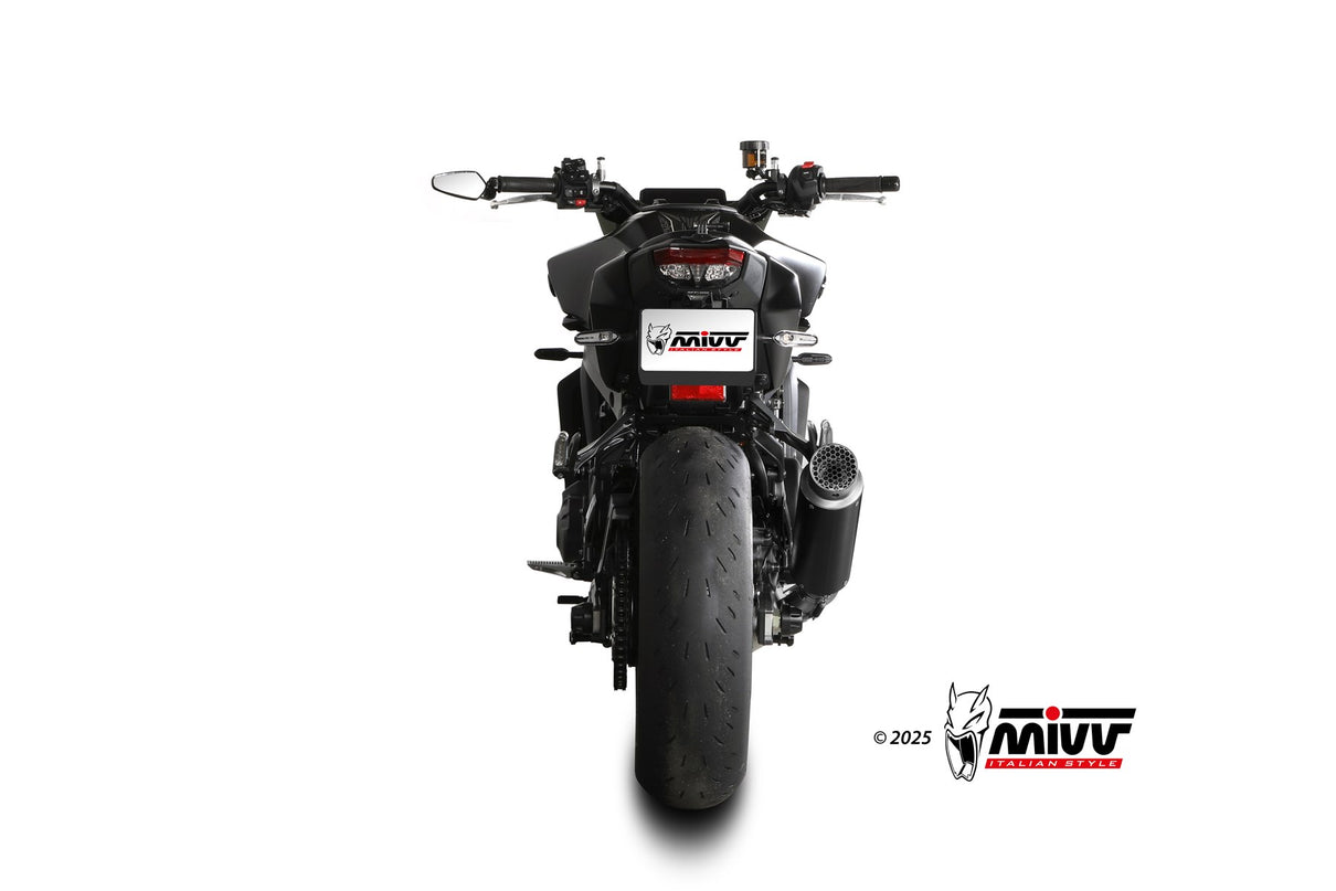 MIVV GP PRO Schwarzer Edelstahl (Y.078.KXBP) passend für Yamaha MT-09 2024 bis 2026