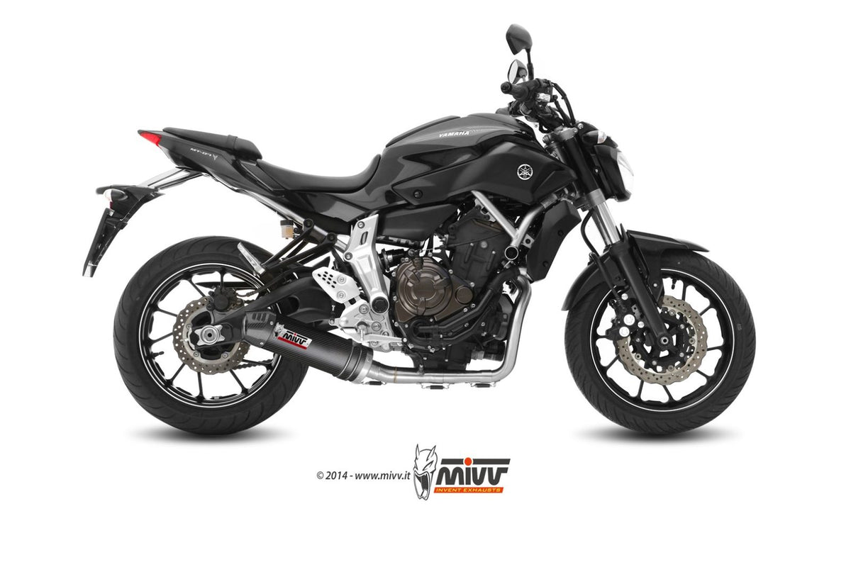 MIVV OVAL Carbon mit Carbon-Endkappe (Y.044.L3C) passend für Yamaha MT-07 2021 bis 2024