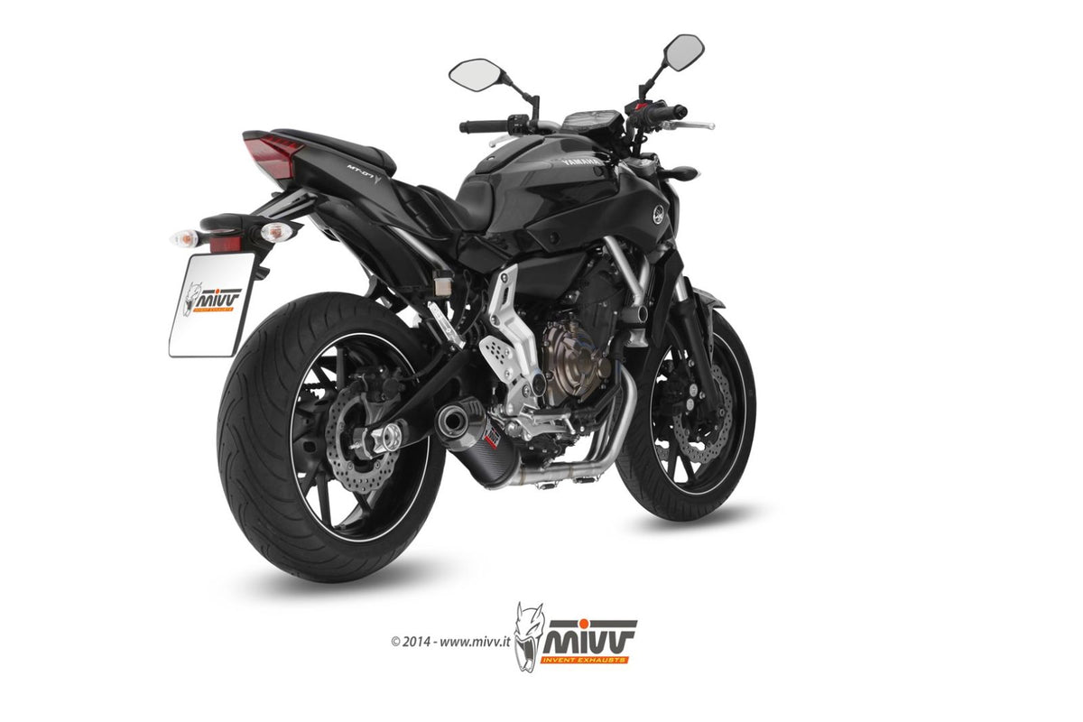 MIVV OVAL Carbon mit Carbon-Endkappe (Y.044.L3C) passend für Yamaha MT-07 2021 bis 2024