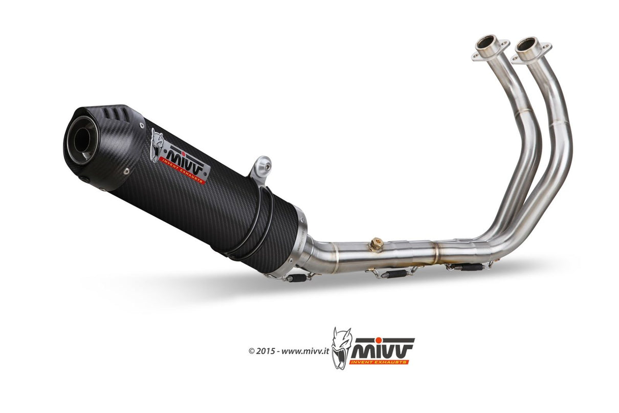MIVV OVAL Carbon mit Carbon-Endkappe (Y.044.L3C) passend für Yamaha MT-07 2021 bis 2024