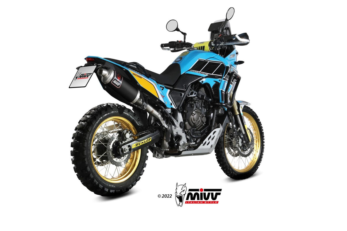 MIVV DAKAR Schwarzer Edelstahl (Y.064.LDKB) passend für Yamaha Ténéré 700 2019 bis 2026