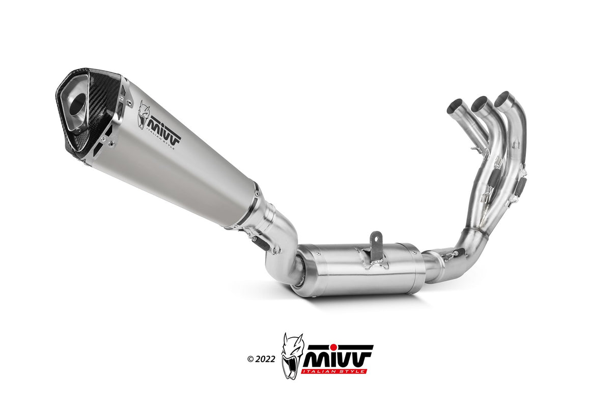 MIVV Delta Race Edelstahl (Y.069.LDRX) passend für Yamaha Tracer 9 2021 bis 2024