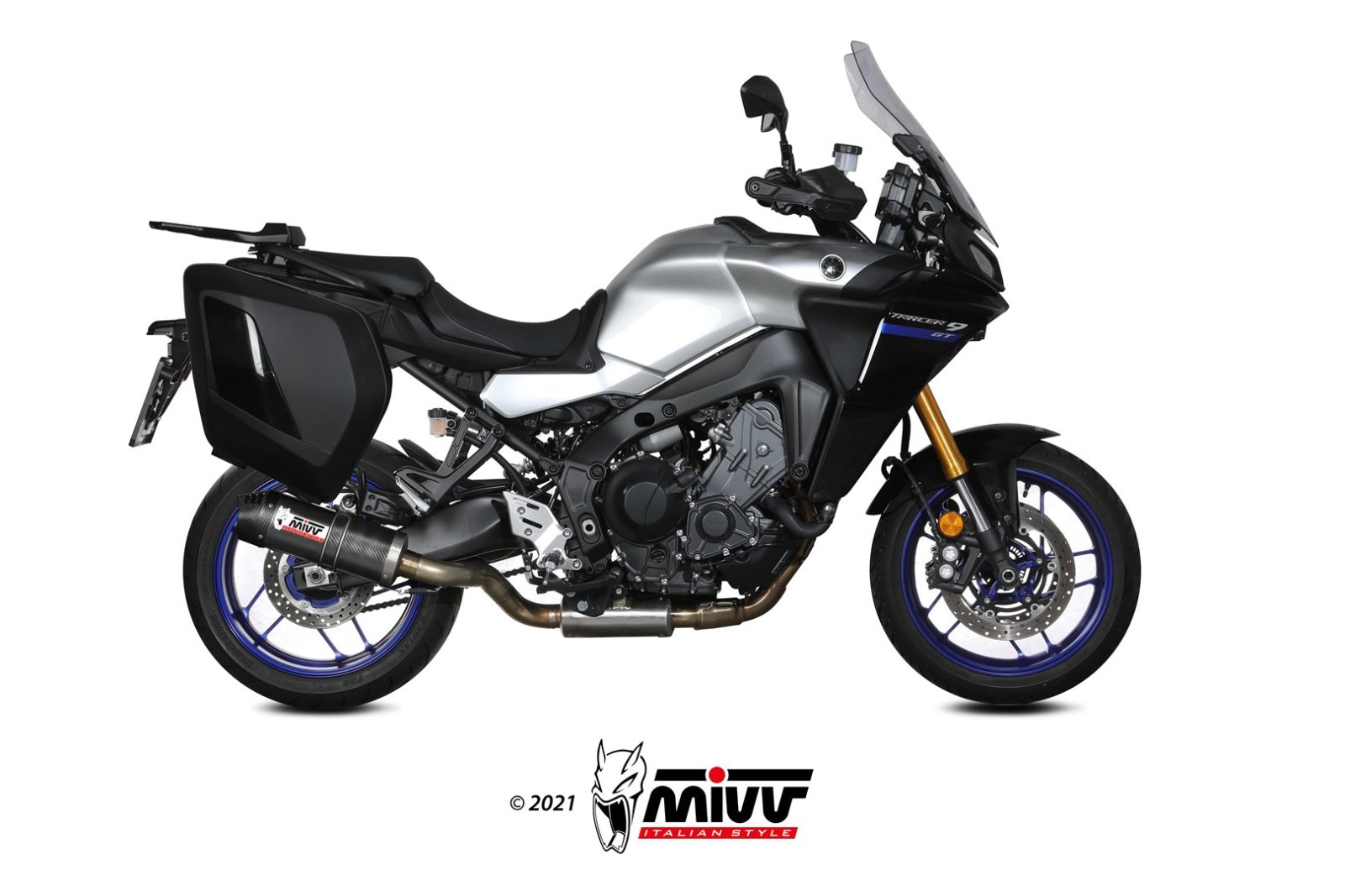 MIVV OVAL Carbon (Y.069.L3C) passend für Yamaha Tracer 9 2021 bis 2024