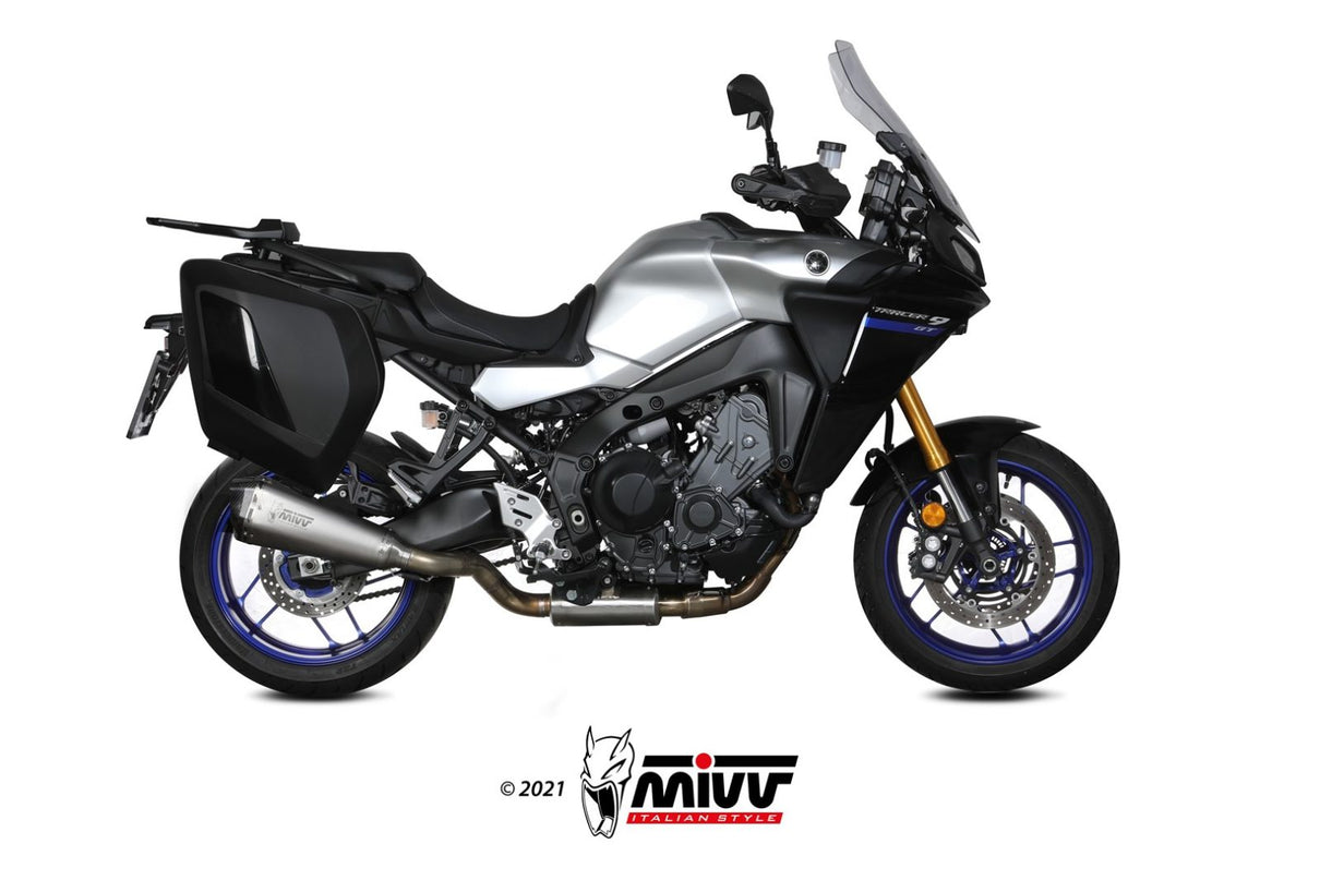 MIVV Delta Race Edelstahl (Y.069.LDRX) passend für Yamaha Tracer 9 2021 bis 2024