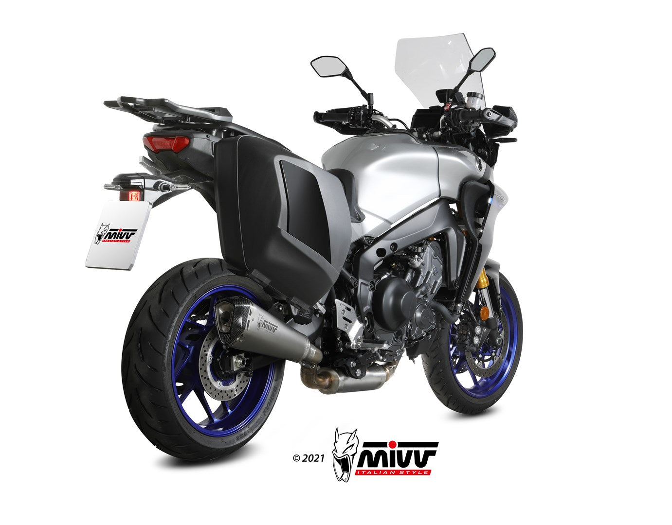 MIVV Delta Race Edelstahl (Y.069.LDRX) passend für Yamaha Tracer 9 2021 bis 2024