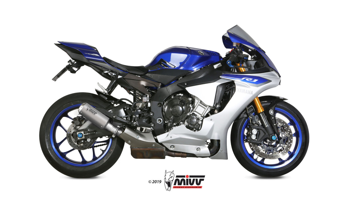 MIVV MK3 Edelstahl (Y.050.LM3X) passend für Yamaha R1 2015 bis 2022