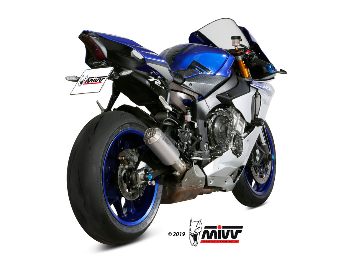 MIVV MK3 Edelstahl (Y.050.LM3X) passend für Yamaha R1 2015 bis 2022