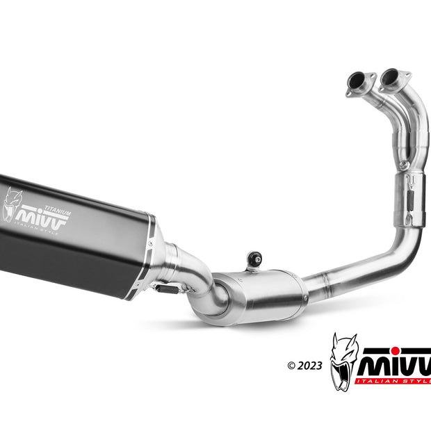 MIVV SR-1 Black Titanium (Y.071.LR1TB) suitable for Yamaha R7 2022 to 2024