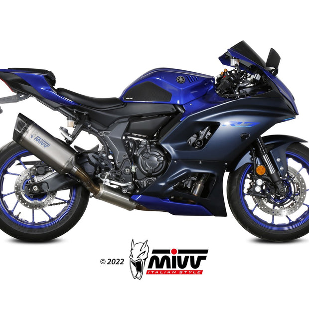 MIVV SR-1 Titanium (Y.071.LR1T) suitable for Yamaha R7 2022 to 2024