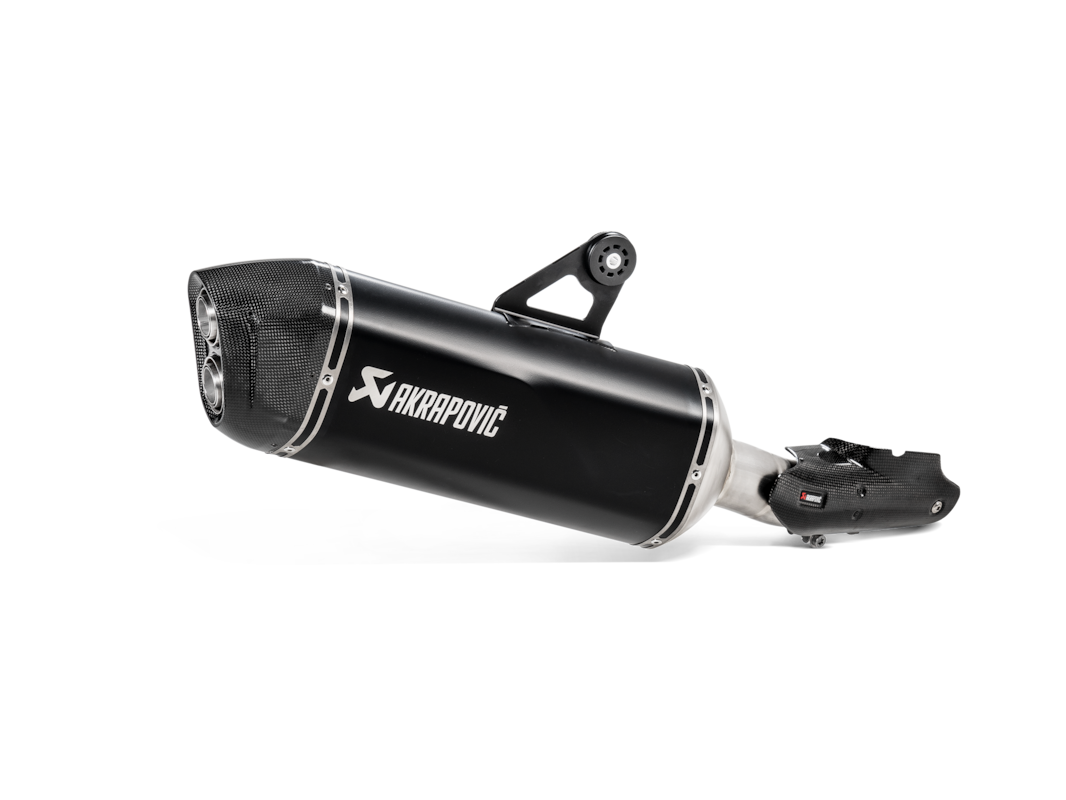 Akrapovic Slip-On Line Titanium (S-B12SO23-HAATBL) suitable for BMW R 1250 GS / ADVENTURE 2019 to 2023
