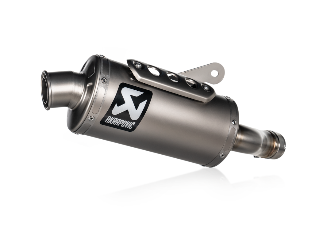 Akrapovic Slip-On Line Titanium (S-T4SO1-HDT) passend für Triumph Scrambler 400 X 2023 bis 2026