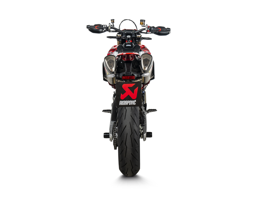 Akrapovic Slip-On Line Titanium (S-D6SO2-HAPLT) suitable for Ducati Hypermotard 698 Mono / RVE 2024 to 2026