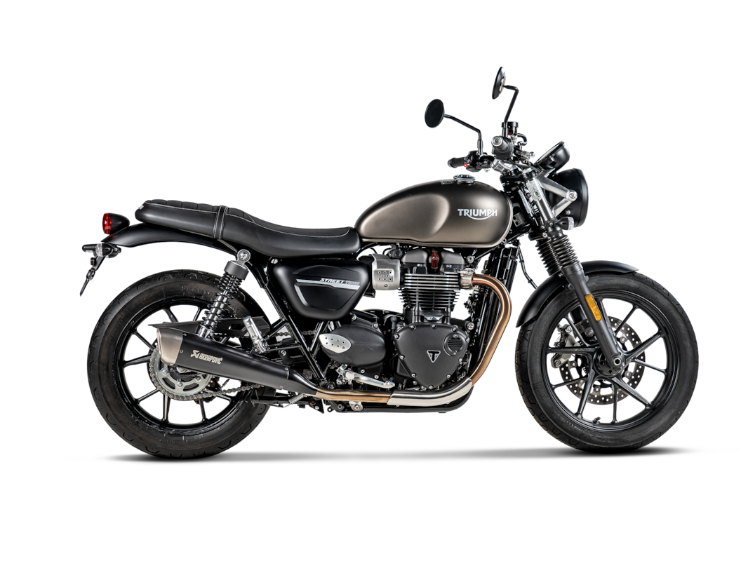 Akrapovic Slip-On Line Titanium (S-T9SO2-HCQTBL) passend für Triumph Street Twin 2016 bis 2020