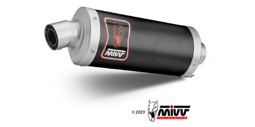 MIVV DAKAR Schwarzer Edelstahl (CF.005.LDKB) passend für CF MOTO 450 MT 2025 bis 2026