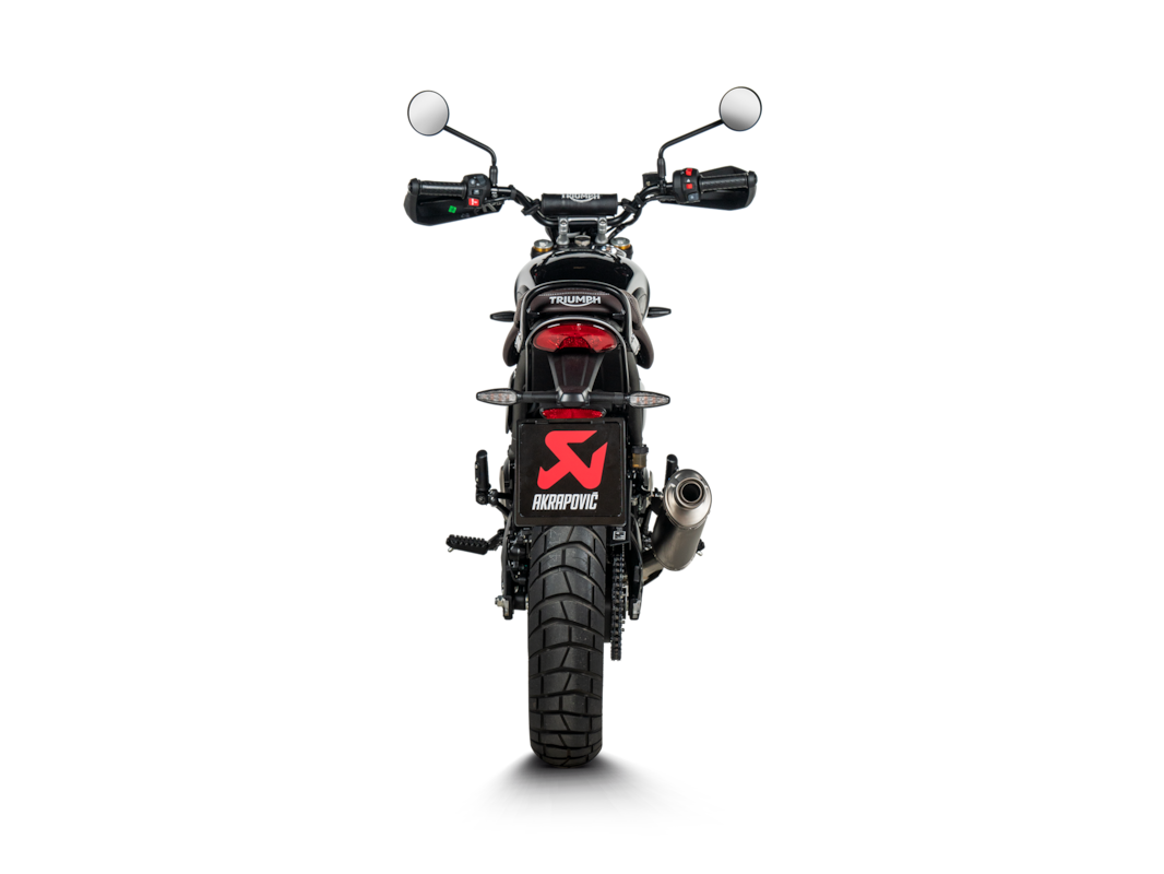 Akrapovic Slip-On Line Titanium (S-T4SO1-HDT) passend für Triumph Scrambler 400 X 2023 bis 2026